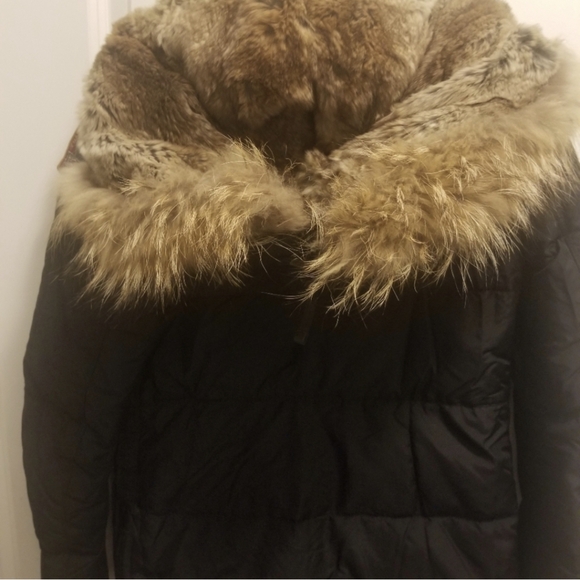 Women's Parajumper Black Fur-Trimmed Parka - Picture 3 of 6